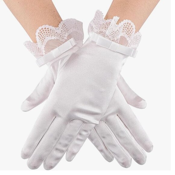Women Lace Gloves - Picture 5 of 7